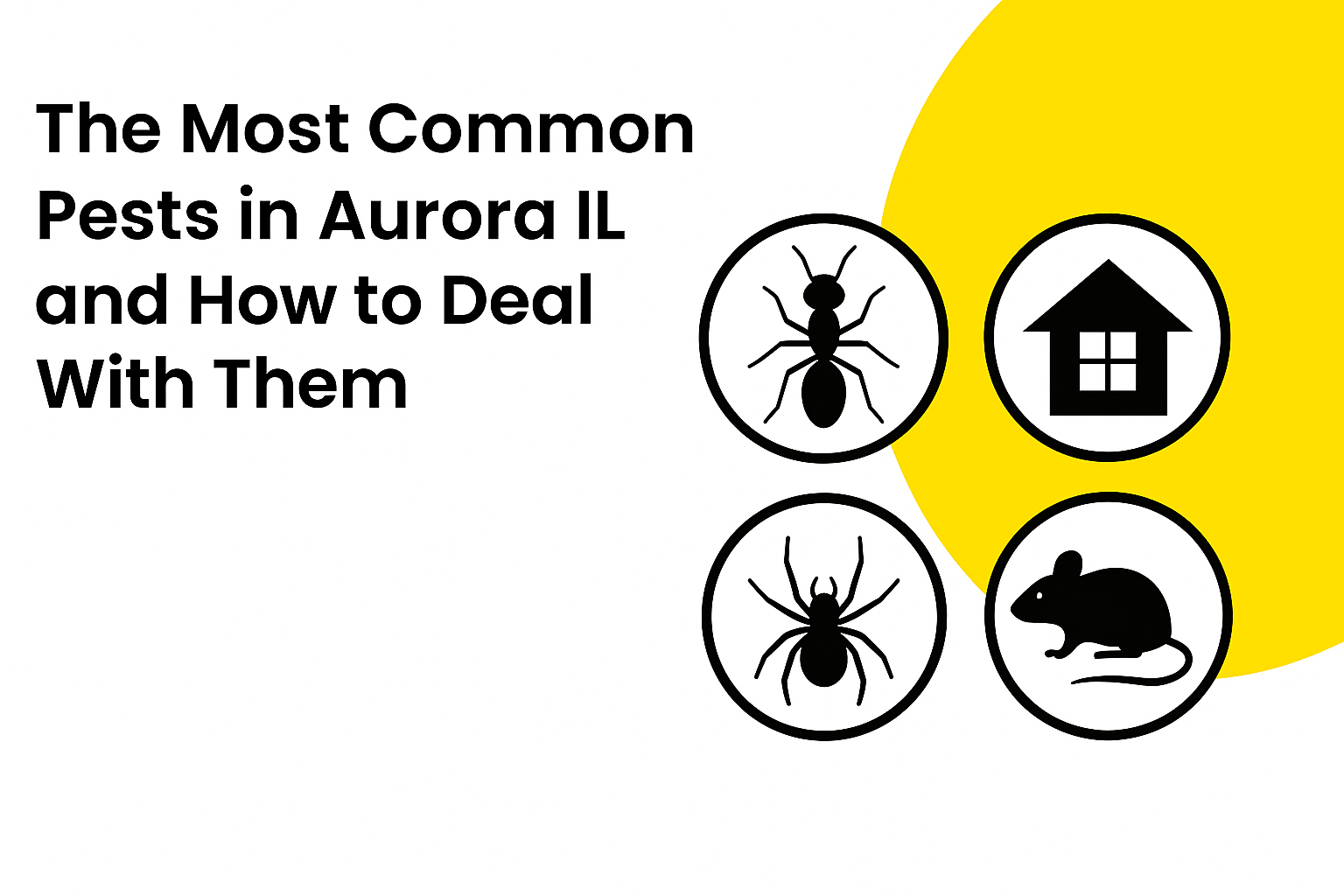 The Most Common Pests in Aurora IL and How to Deal With Them