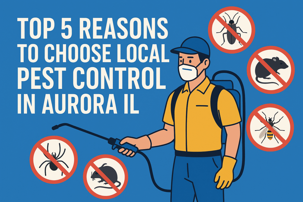 Top 5 Reasons to Choose Local Pest Control in Aurora IL